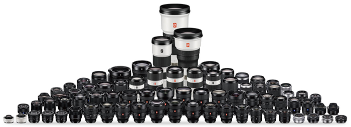 SONY ILX-LR1 Wide selection of E-mount lenses