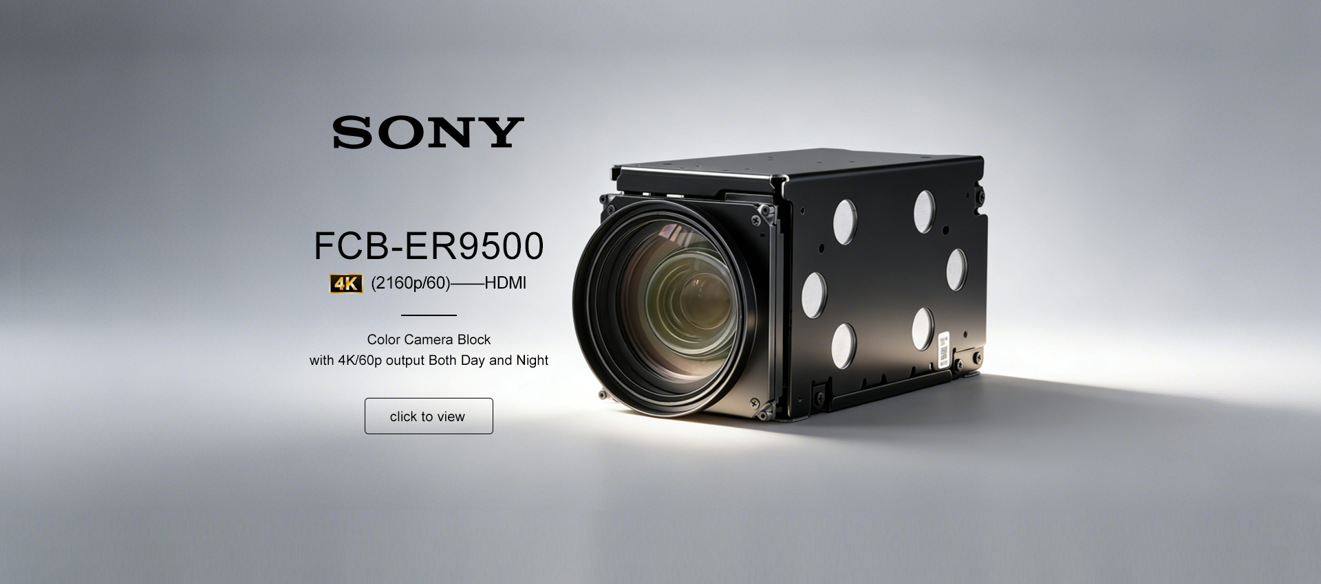 Sony FCB-ER9500 1/1.8 inch STARVIS 2 CMOS Sensor