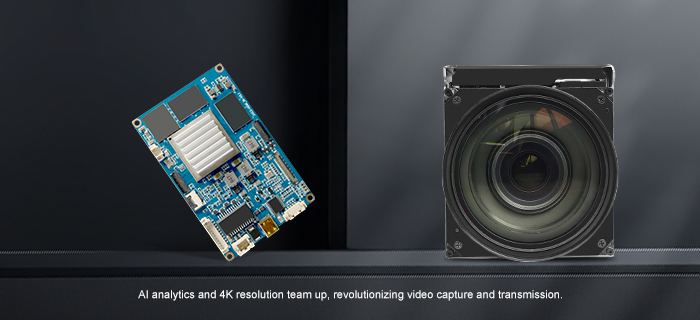 SONY FCB-ER9500 and 4KP60 AI network interface board