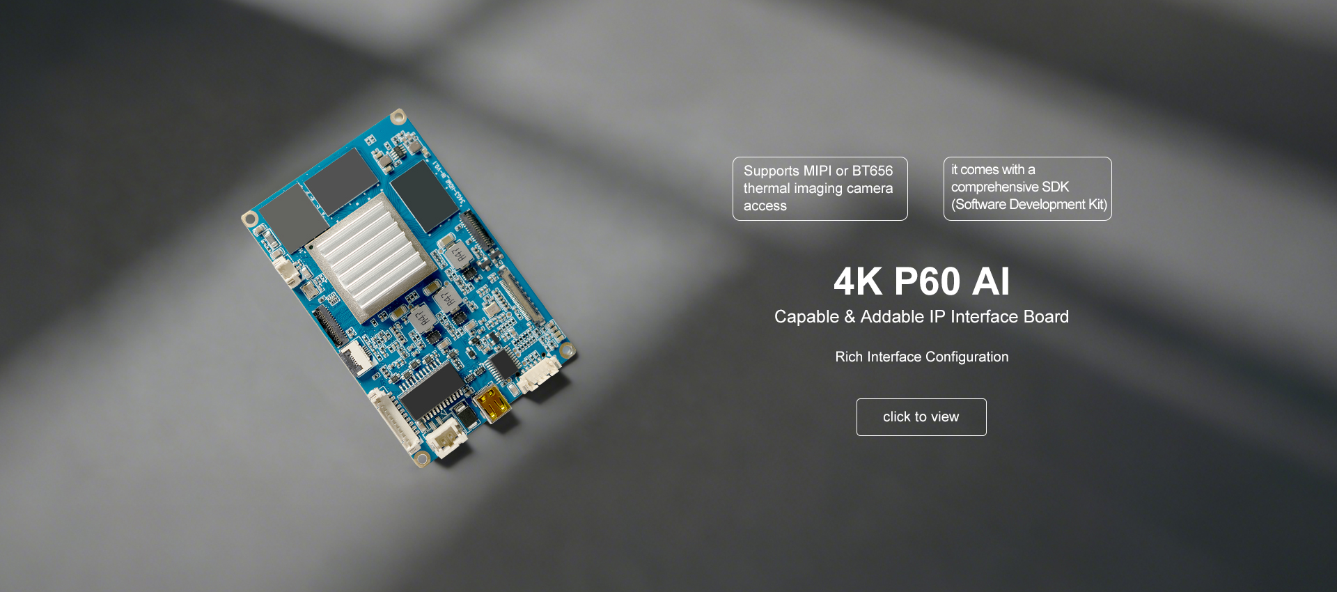 4KP60 AI Capable & Addable IP Interface Board