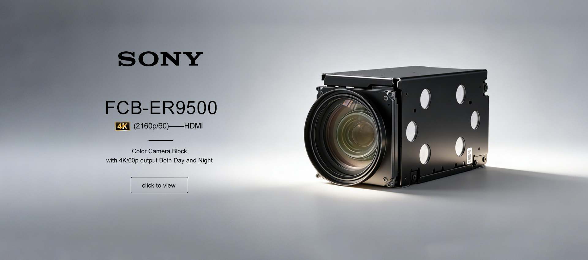 Sony FCB-ER9500 1/1.8 inch STARVIS 2 CMOS Sensor