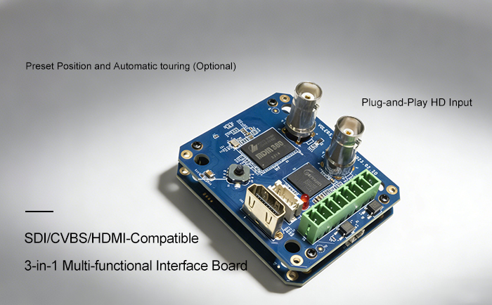 SDI/HDMI/CVBS 3-in-1 Interface Board: The Compatibility Puzzle of Multiple Devices Is Easily Solved-1